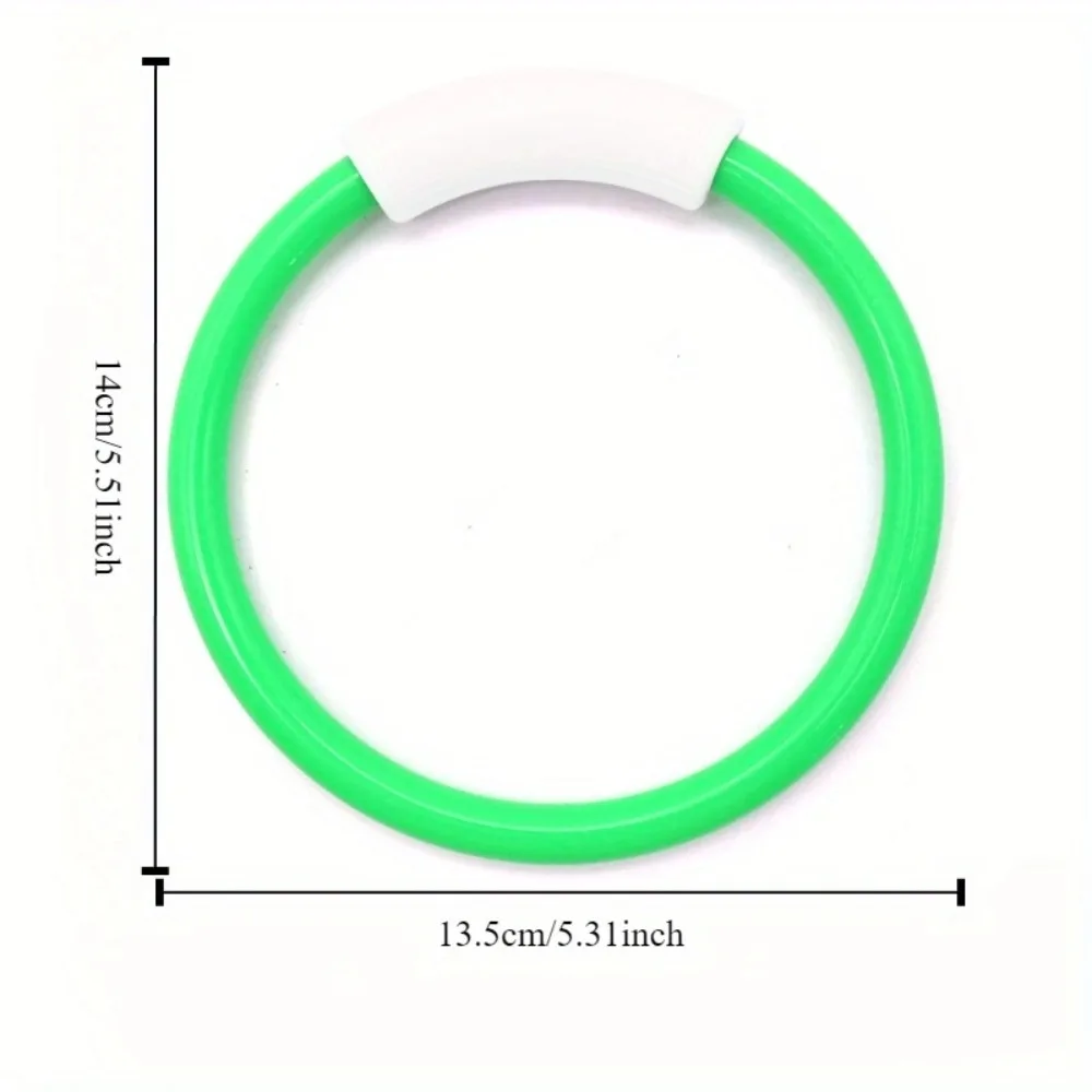 4 Colorful Diving Rings, For Pool Games - Easily Recognizable Water Toys For Swimming, Diving, And Underwater Retrieval Training view 2