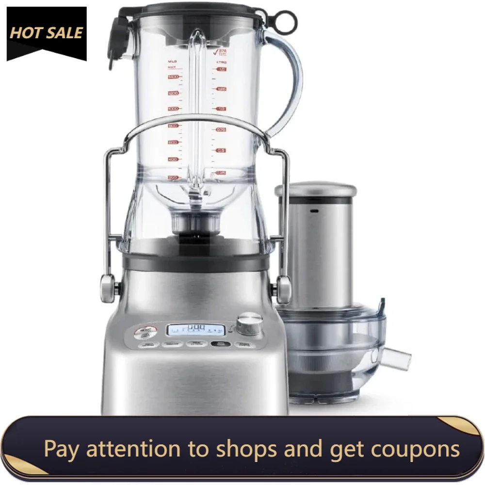 

3X Bluicer Pro Blender and Juicer BJB815BSS, Brushed Stainless Steel