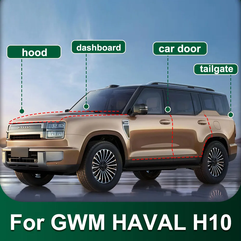 Fit For GWM H10 HAVAL H10 Whole Car Sound Insulation Sealing Strip Rubber Material Automotive Parts Dustproof And Waterproof