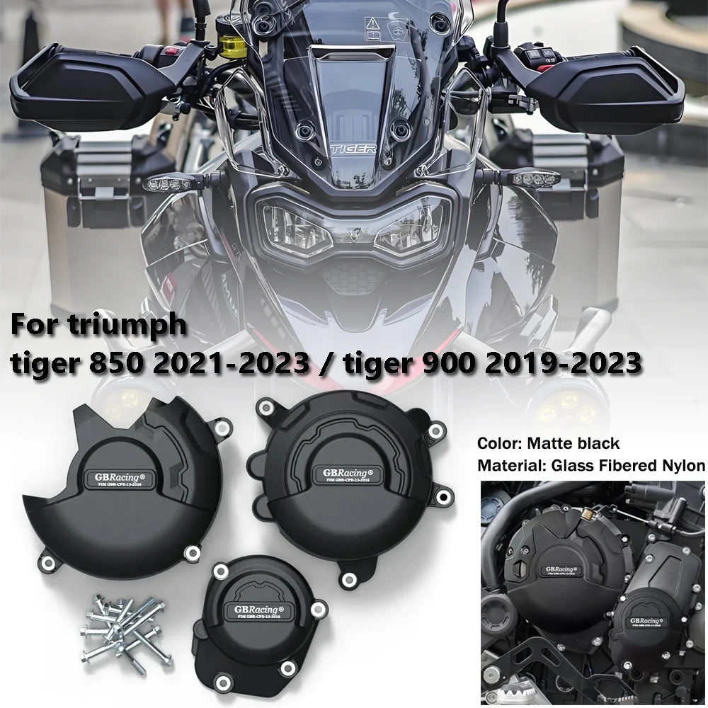 

for Triumph Tiger 850 900 2019-2023 GBRacing Engine Cover Protection Motorcycle Anti collision protection kit