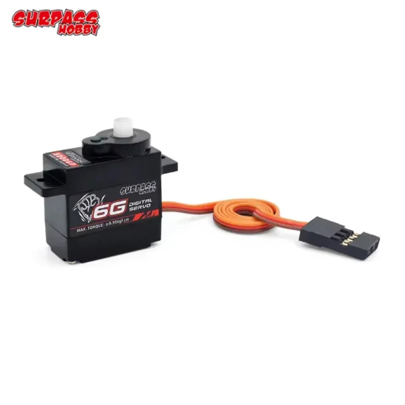 SURPASS HOBBY 2g 3.7g 4.3g 6g 8g Micro Mini Servo numérique en métal et engrenage en plastique pour Drone Rc avion Robot de voiture à voilure fixe