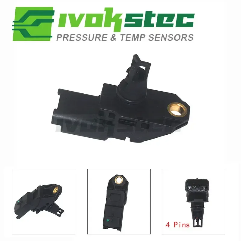 Manifold Pressure MAP Sensor For Ford B-Max C-Max Ecosport Fiesta Focus Galaxy Ka+ Kuga Mondeo S-Max Tourneo Connect 1796446