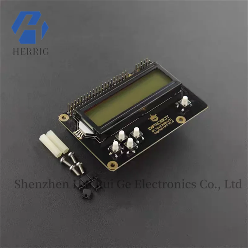 Raspberry Pi RGB LCD1602 Tastenerweiterungsplatine Farbbasis Brandneues Original