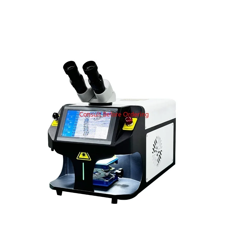 

100W Desktop Jewelry Welding Machine New Condition Fiber For Gold Silver Aluminum Stainless Steel Metal Jewelry