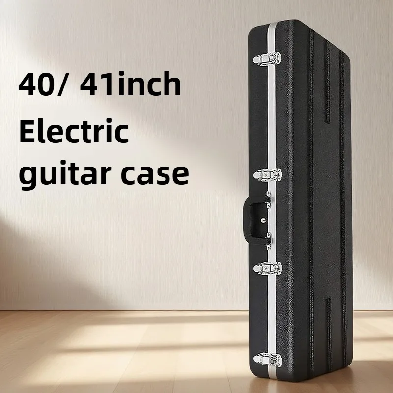 Professional Electric Guitar Case ABS PU Leather Anti Drop Moisture-proof Thick Rectangular Guitar Case Musical Instrument Cases