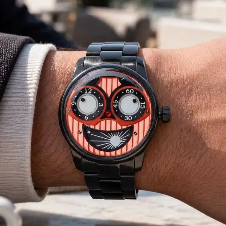 OBLVLO Men Automatic Watch 42mm Mechanical Wristwatch Waterproof Luminous Rotatable Joker Dials Sapphire Mirror Miyota Mov