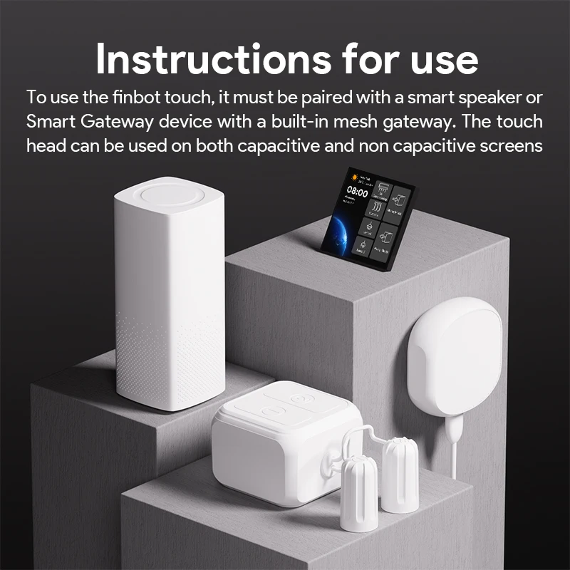New Finger Robot Touchscreen Version Touch Button Switch for Tuya Smart Life For Remote Control and Automation of Smart Homes