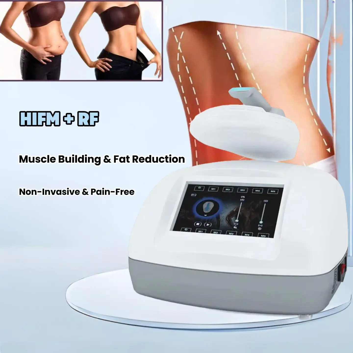 

Portable Body Slim for Home Use,Muscle Training 36000 Contractions Session Portable Body Toner for Belly Butt Arms 2026 Upgrade