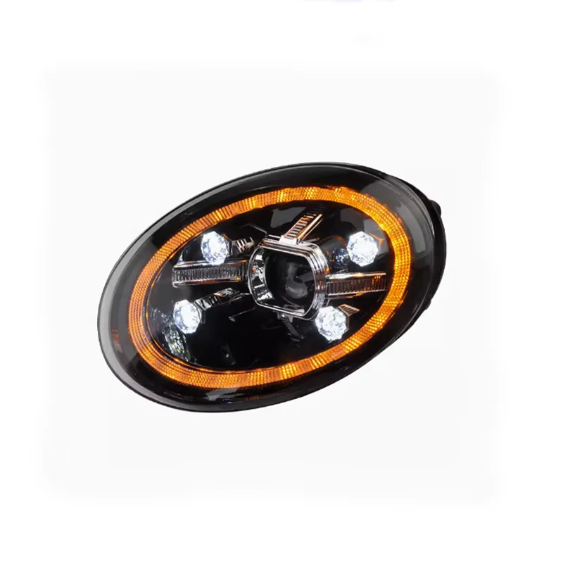 Scheinwerfer Für VW Käfer 2013-2021 Scheinwerfer Nebel Lichter Tagfahrlicht DRL VOLL LED Mit Beweglichen Blinker Lampe