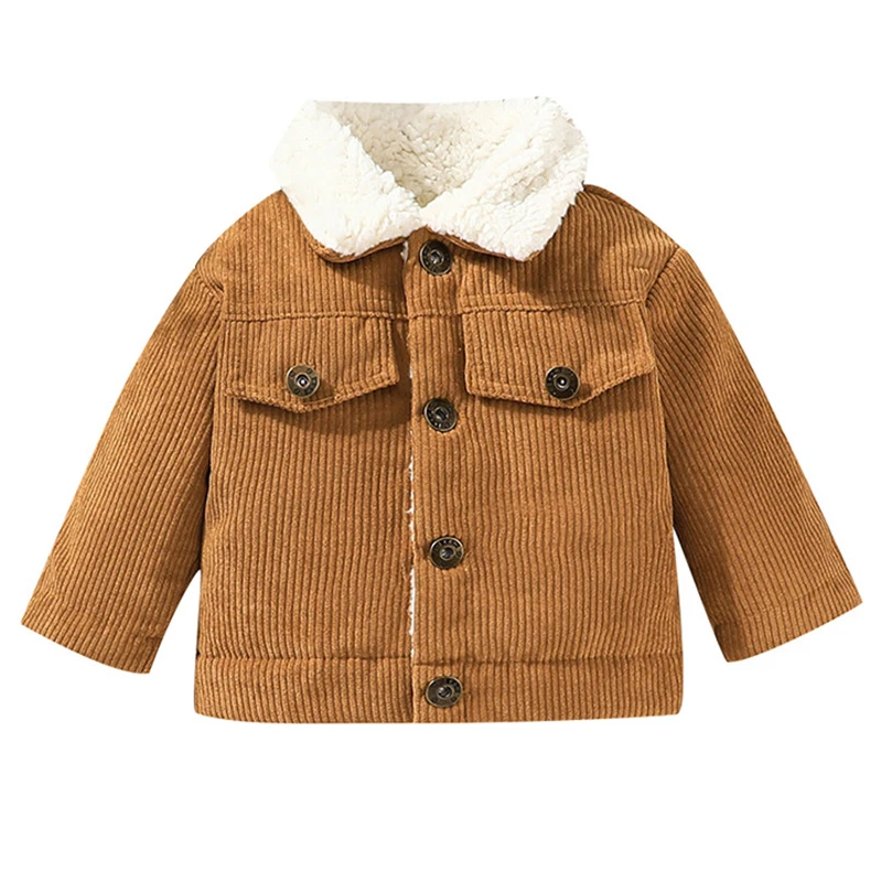 

Fall Winter Korean Fashion Casual Newborn Girl Boy Clothes Warm Fleece Outerwear Infant Jacket Toddler Coat Baby Clothing BC757