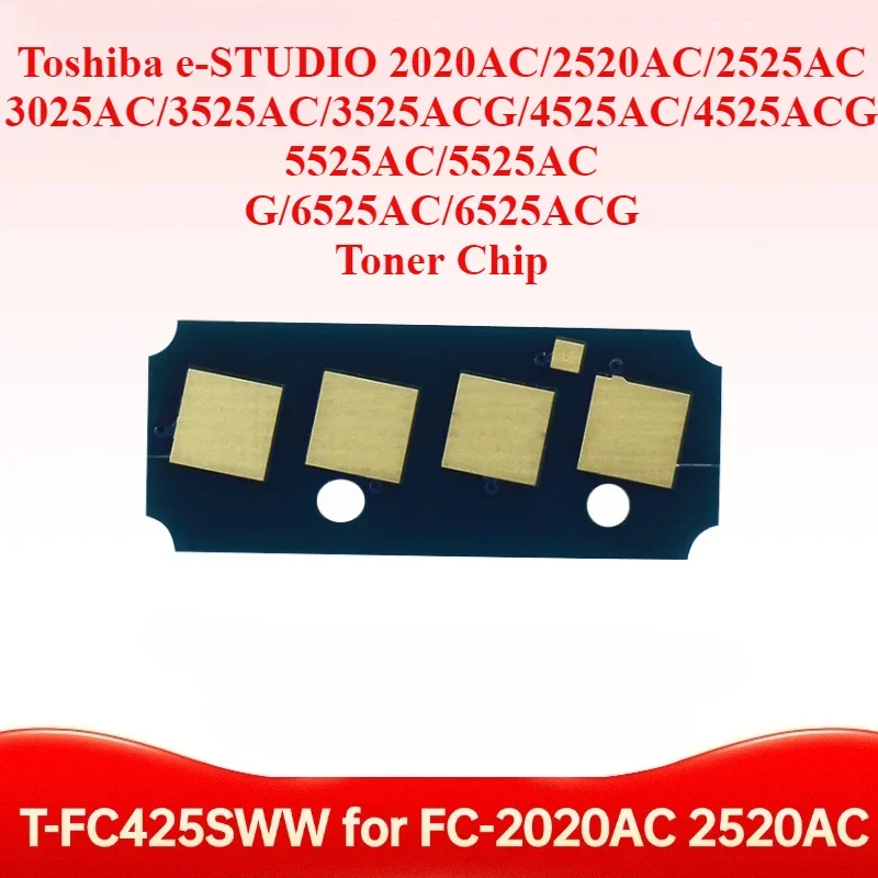 

T-FC425 Toner Chip for Toshiba e-STUDIO 2020AC/2520AC/2525AC/3025AC/3525AC/4525A