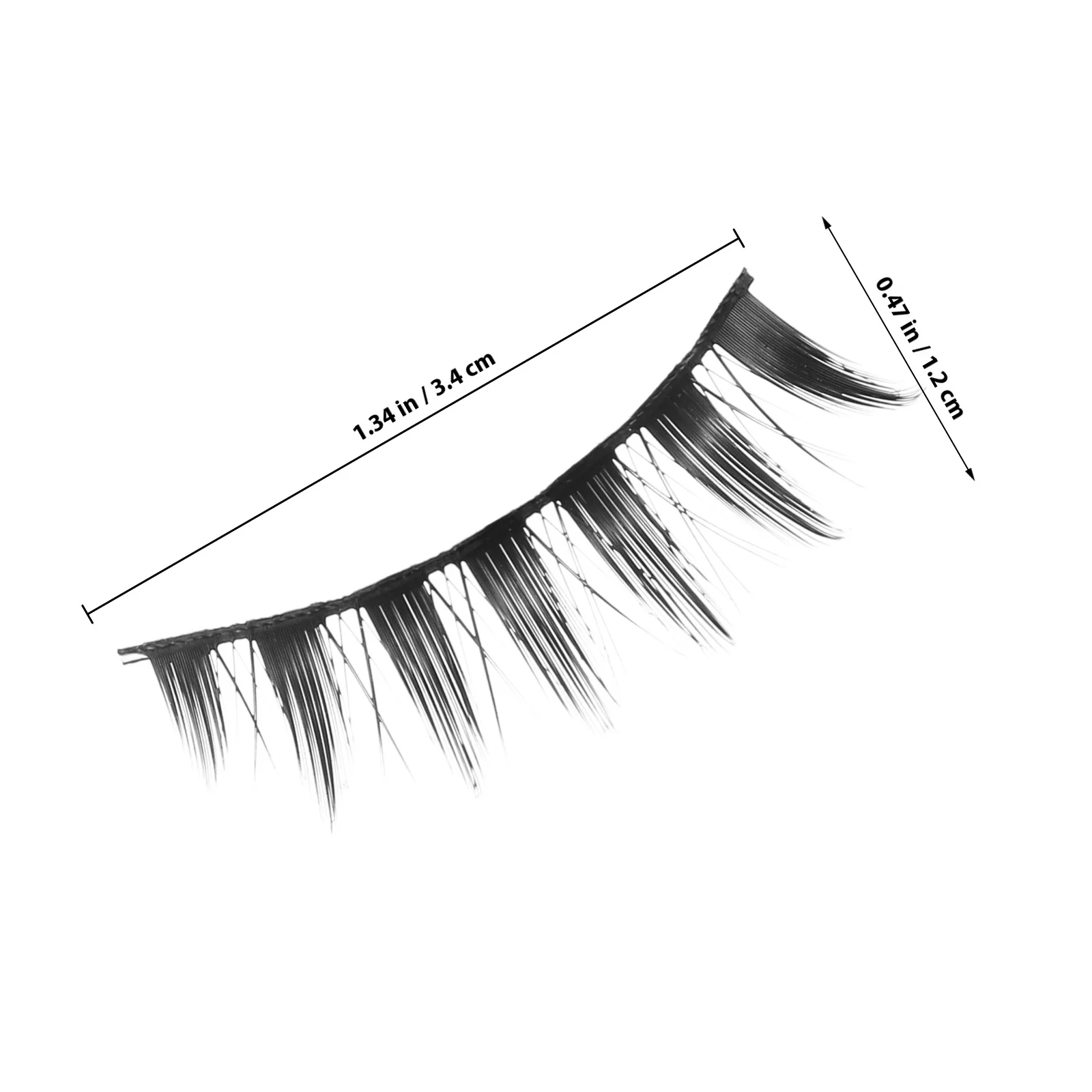 10pcs 5 쌍 속눈썹 자연스러운 룩 길어지는 메이크업 액세서리 여성용 두꺼운 볼륨 메이크업 액세서리