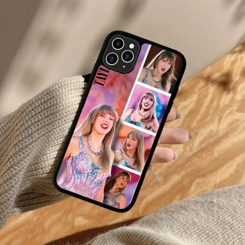 Picture 5: Popular T-taylors Singer S-swift Phone Case Wireless Charging PC+TPU For IPhone 11 12 13 14 15 16 17 Pro Max Plus Case