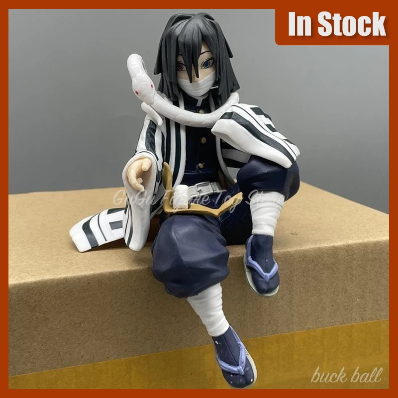 12cm Demon Slayer Figure Iguro Obanai Figure Serpentiformes Hashira Anime Statue Iguro Obanai Mini Model Desk Ornament Toy Gifts