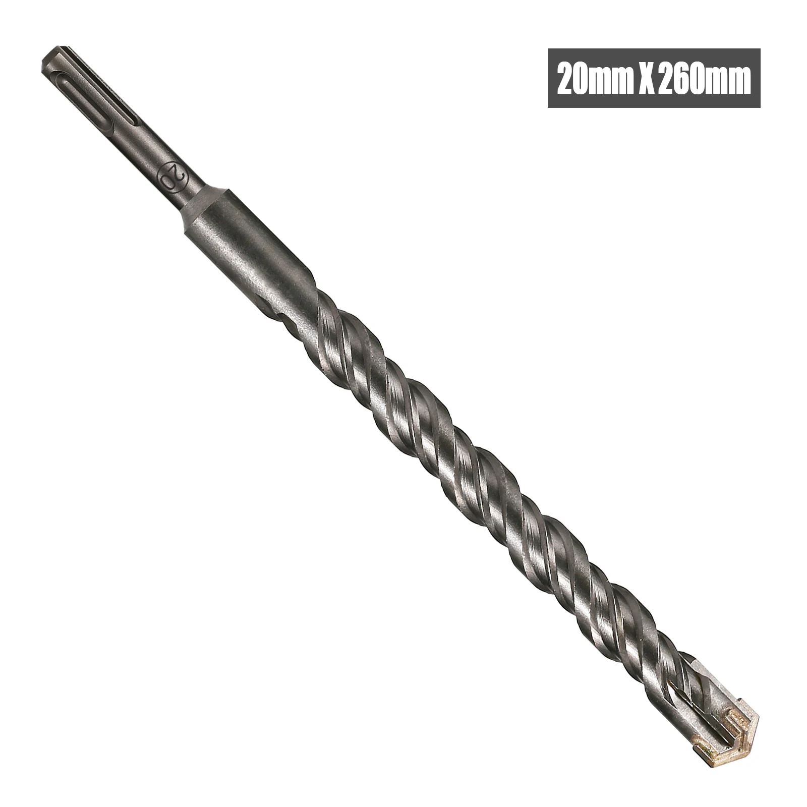1 Stück Beton SDS Plus 6-25mm Bohrer Kreuzschneidkopf Doppelbohrer Hammer 260mm Wand Ziegel Block Elektrohammer Mauerwerkbohrer – Detail 16