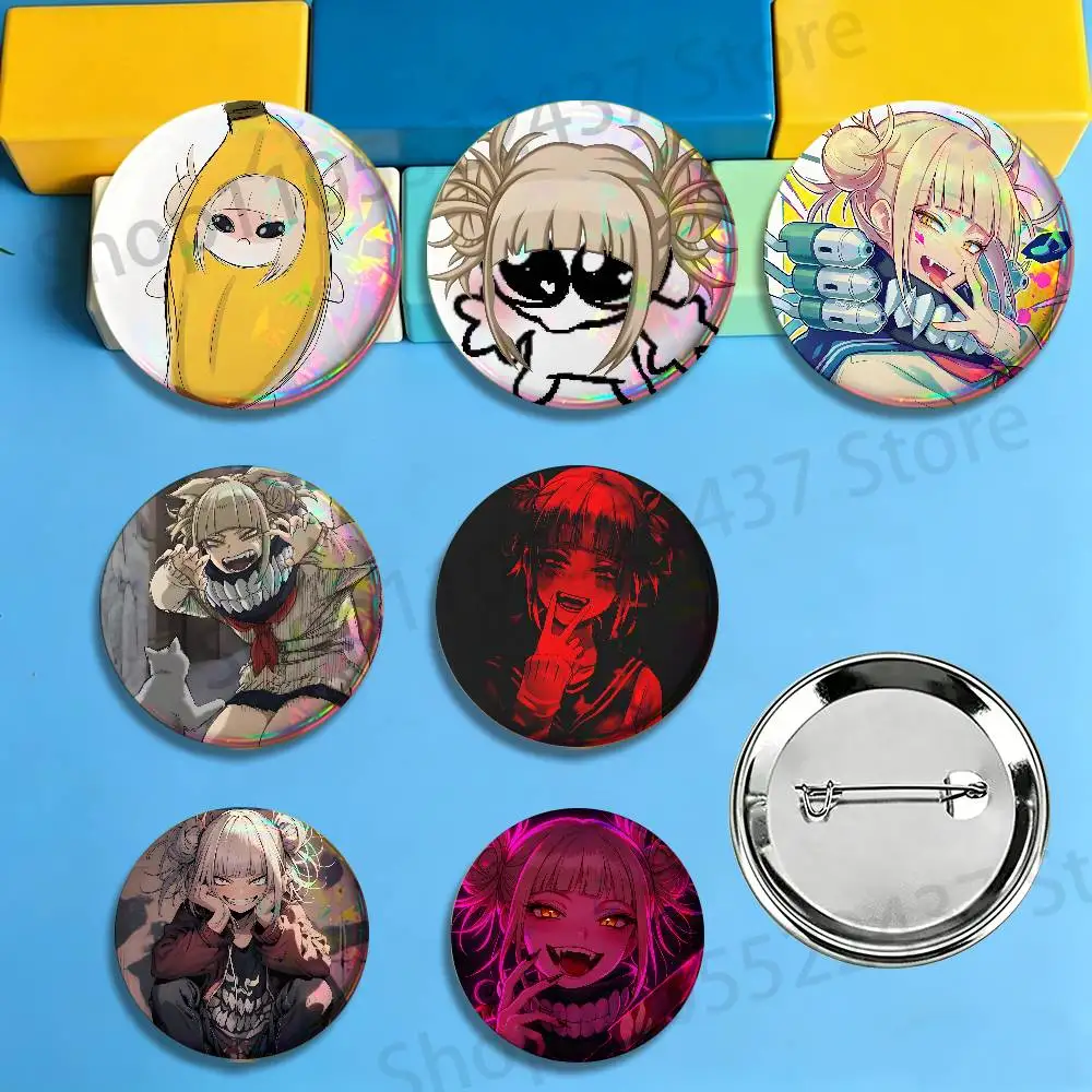 Transform Yandere T-Toga Himiko Badges Pins Button Custom Anime Role Old-school Brooches Cartoon Collar Gifts - view 2