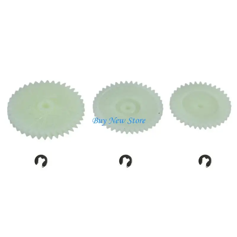 

20CE Set of 3pcs Movement Gears for AQ5030/D8303/D8187/D8479 Cassette Deck Recorder Music Player Repair Accessory