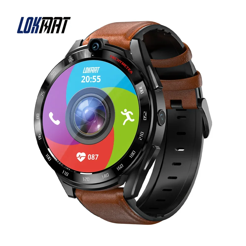 Original LOKMAT APPLLP 2 PRO smart watch 6G+128GB heart rate google GPS Android 4g smart watch with sim card