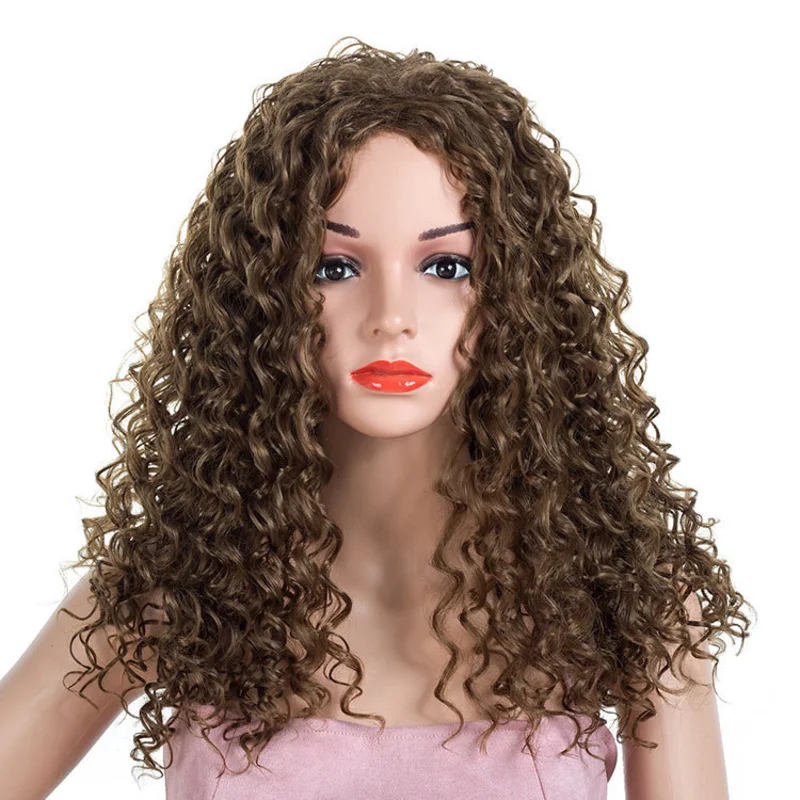 Fashionable , medium-length , African curly hair wig, direct sales