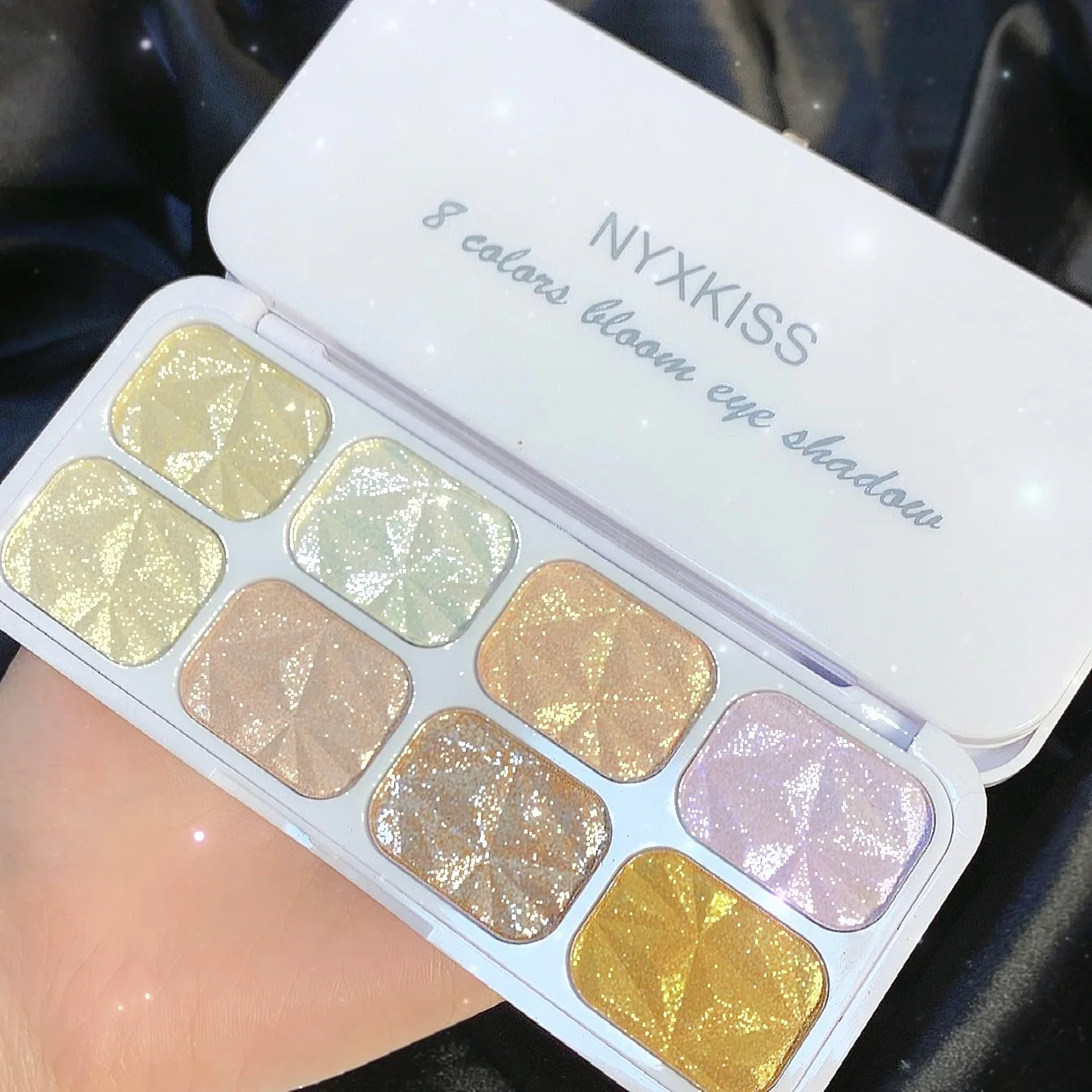 Glittering Highlighter Paleta, Contorno Facial, Blush Maquiagem, Corpo Shimmer Em Pó, Iluminador, Ilumine Destaque Cosméticos, 8 Cores