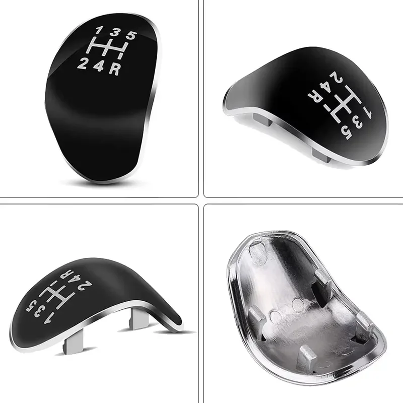 5 Speed Manual Car Gear Shift Knob Cap Cover For Ford Focus 2 MK2 FL MK3 MK4 MK7 Fiesta