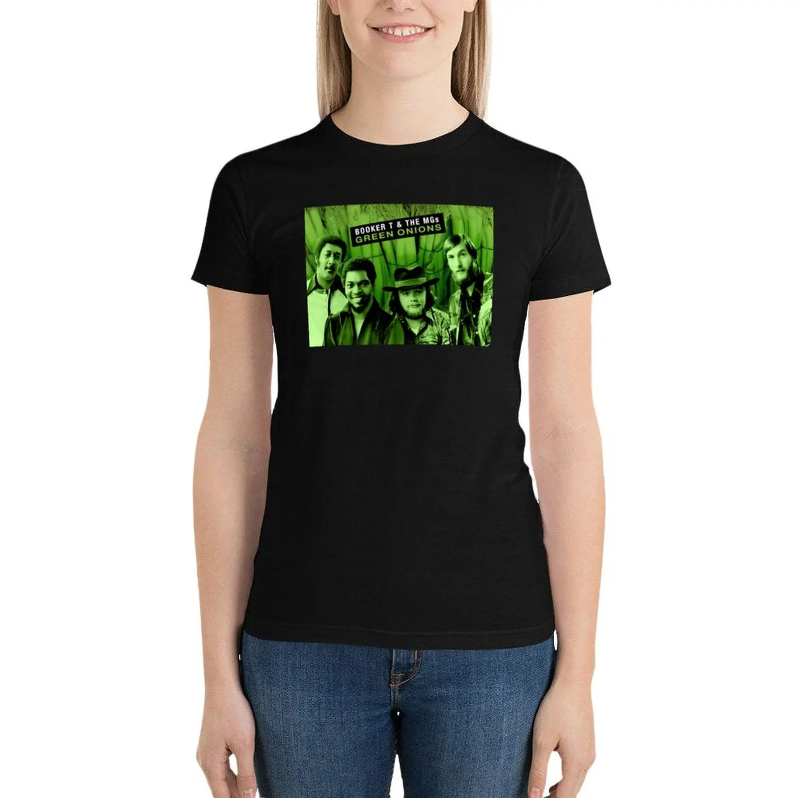 Booker T. & The MGs - Green Onions T-Shirt vintage clothes summer tops tees new edition t shirts for Women