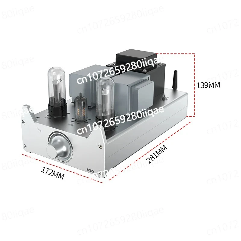 

Grade 6N3C 6L6 EL34 Sound Amp 80W ×2 Home Theater Audio A20B Single-ended Class A Tube Amplifier HiFi Audiophile