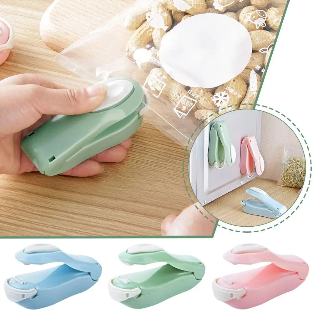 Mini Sealer Small Household Plastic Sealing Machine Mini Seal Hand Bag Sealing Snack Portable Machine Press Plastic R4M3