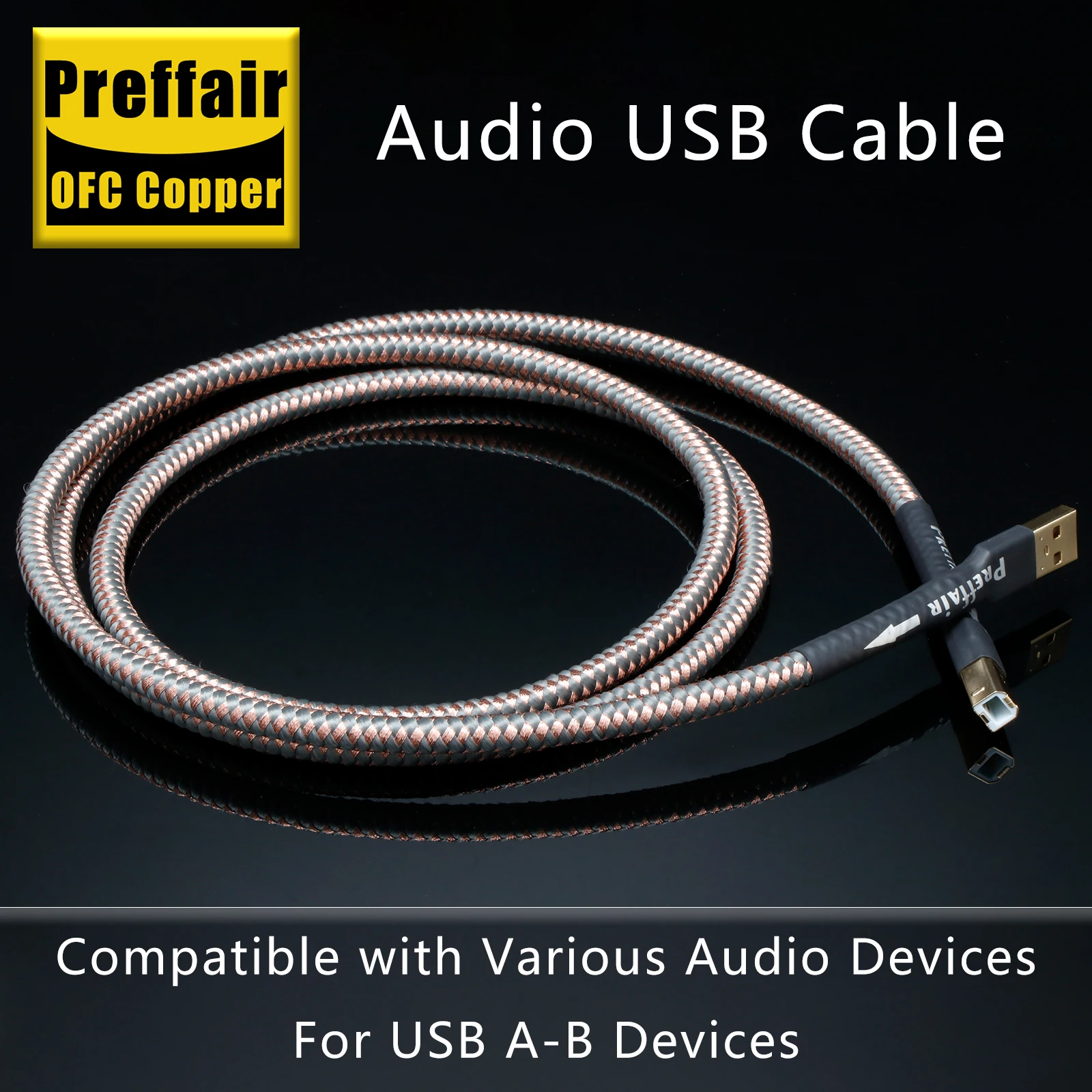 Magnetring-USB-Kabel, USB-Kabel, USB 2.0 A auf B, Datenkabel für Canner, Laptop, Faxgerät, persönlicher Computer, Drucker – Detail 11