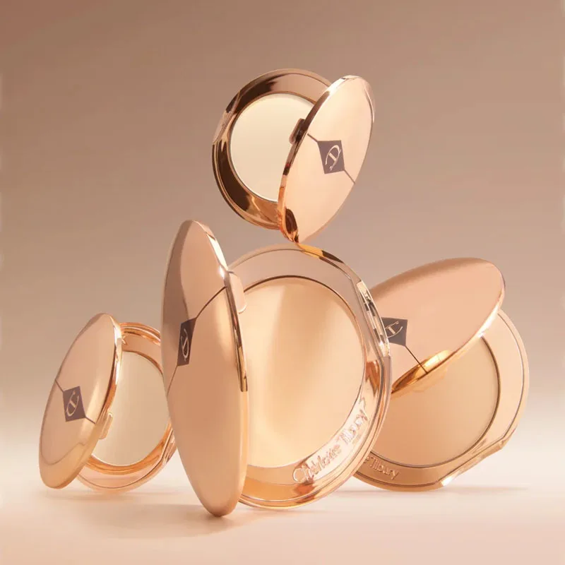 

CT Small Gold Plate Powder Gloss Face Repair Honey Powder Liquid Foundation New Micro Light Powder Air Cushion Frost Cosmetics