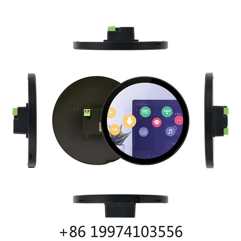 Round 5 Inch Concealed Mount Touch Control Switch Panel Intelligent  Circuit Control Accessory