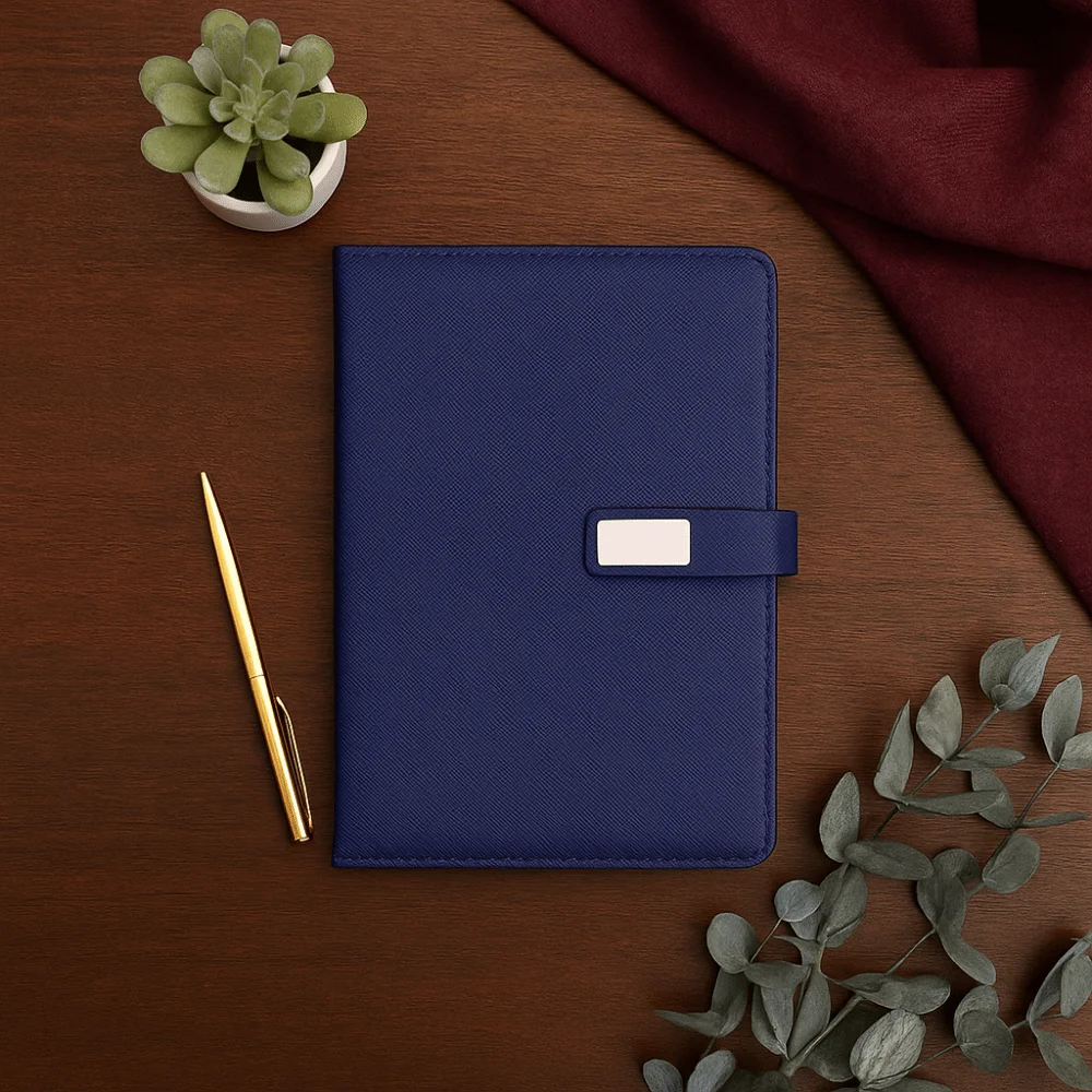 مجموعة هدايا الشركات المصنوعة من جلد البولي يوريثان، قلم ستايلس، طباعة مخصصة، مجموعة إعادة تعبئة دفتر ملاحظات مخصصة، مفكرة اجتماع محرك فلاش