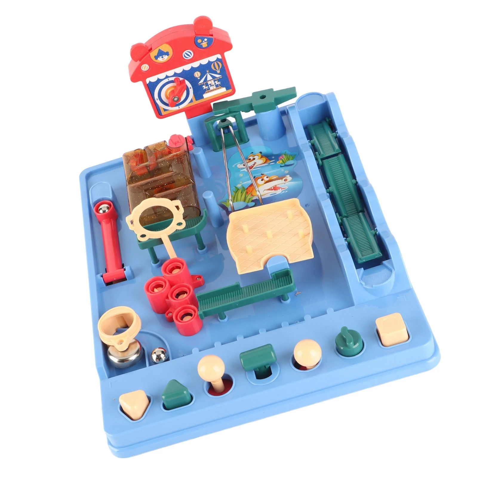 Balls Race Track Toy Interactive Educational Multifunctional Safe Ball Run Track Game Toy for Boys Girls