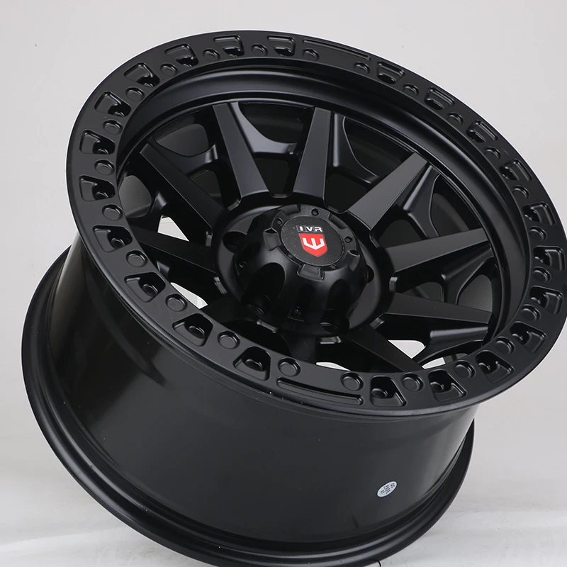 17 * 9j Inch Off-road Modified Upgraded Wheel SUV 4x4 Black 6 * 139.7 Vintage Mesh Concave Design 5*127