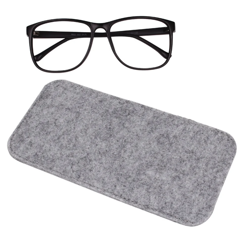 5 Pcs Eyeglass Cases Cell Phones Pouch Sun Glasses Eyewear Protector Felt Woman