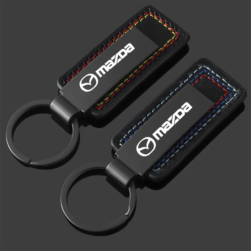 New Universal For Mazda 2 3 5 6 BL BM GJ CX3 CX4 CX5 CX-5 CX8 KE KF CX7 CX9 MX5 CX30 Car Keychain Organizer Pendant Key Ring