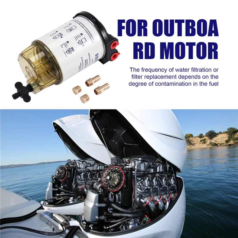

A60E-S3213 Fuel Water Separator Filter Assembly For Outboard Motor Mercury 35-60494-1 For B32013 18-7932