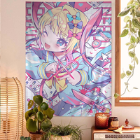 Needy Girl Streamer Overload Colorful Tapestry Wall Hanging Home Decoration hippie bohemian decoration divination Wall Art Decor