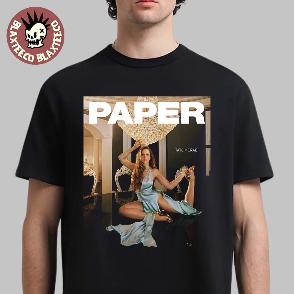 

Классическая футболка Tate McRae On The Cover Of PAPER Magazine 2025, мужская оригинальная футболка, новые топы и футболки, женская футболка