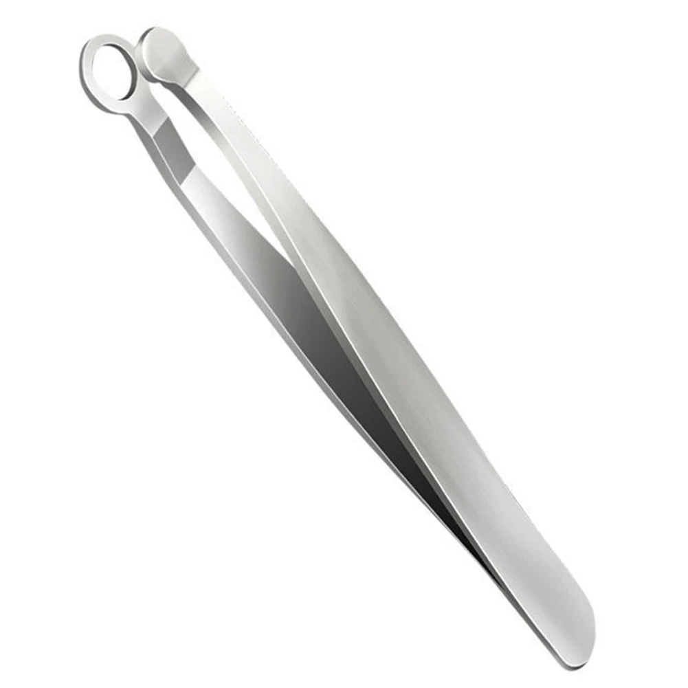 [NEWA66Z!】 Universal Nose Hair Trimming Tweezers Stainless Steel Eyebrow Nose Hair Cut Manicure Facial Trimming Makeup Scissors