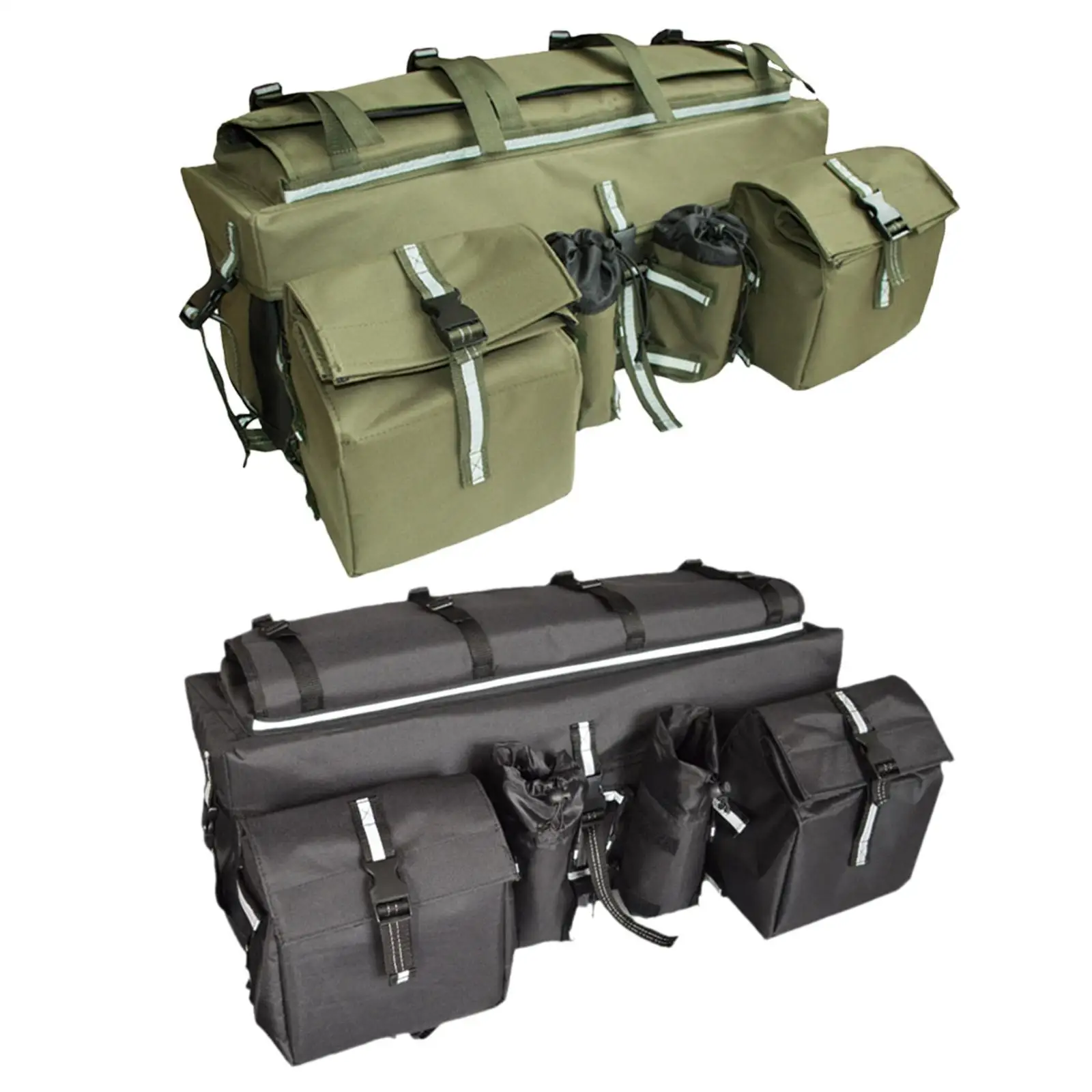 ATV Cargo Bag Cargo Tank Storage Luggage Tail Luggage Luggage Bag Travel Tool Saddlebag Motor Saddle Bag for UTV Snowmobile