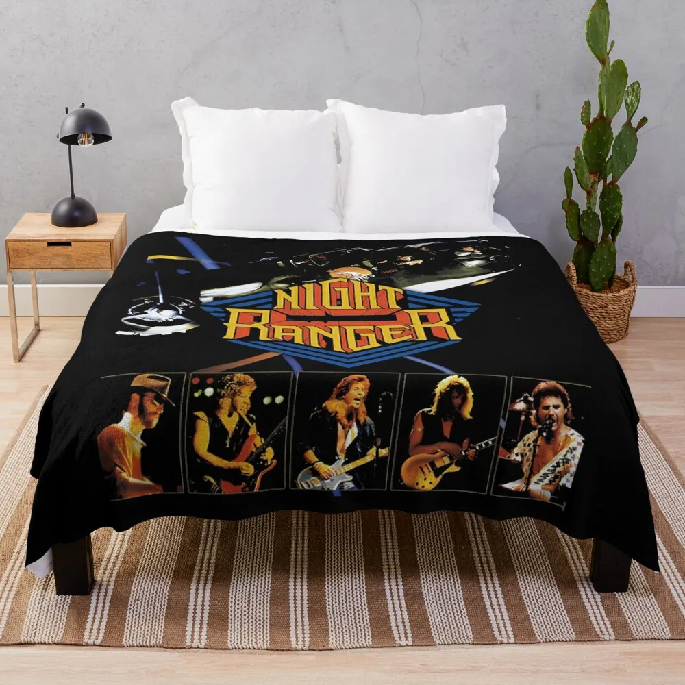 2022 the night ranger tour Throw Blanket Hairys Nap anime Blankets For Sofas Blankets