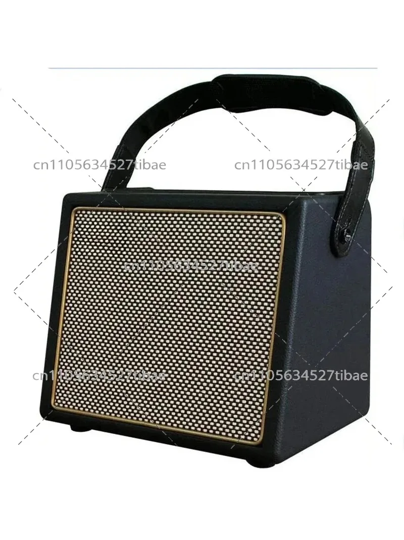 Mini Acoustic Electric Guitar Amplifier - Portable Rechargeable Combo with Reverb, Chorus, Bass & Treble