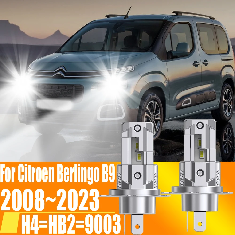 2Pcs H4 HB2 9003 Le…