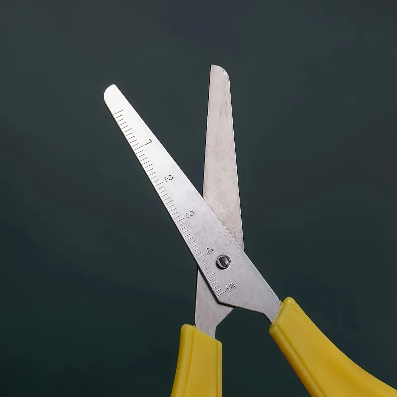 5/10 قطع من مقصات الحرف اليدوية، أدوات مكتبية مدرسية، شفرات حادة من الفولاذ المقاوم للصدأ، أداة قطع متعددة الأغراض للمنزل/العمل