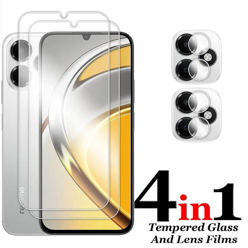 For Realme P4s Lite 4G Glass Transparent Screen Protector For Realme P4s Lite Tempered Glass For Realme P4s Lite Lens Film