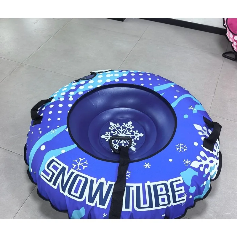 Cross-border new product, cold-resistant, inflatable ski ring, outdoor snow ski, adult inflatable motorcycle ski upright