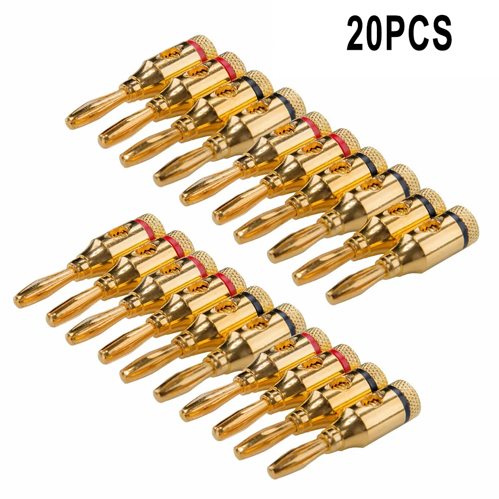 Head Joint Zinc Terminal Blocks 50V Alloy Alloy Shell Material Below Connectors Diameter 4mm Gold Plating Head