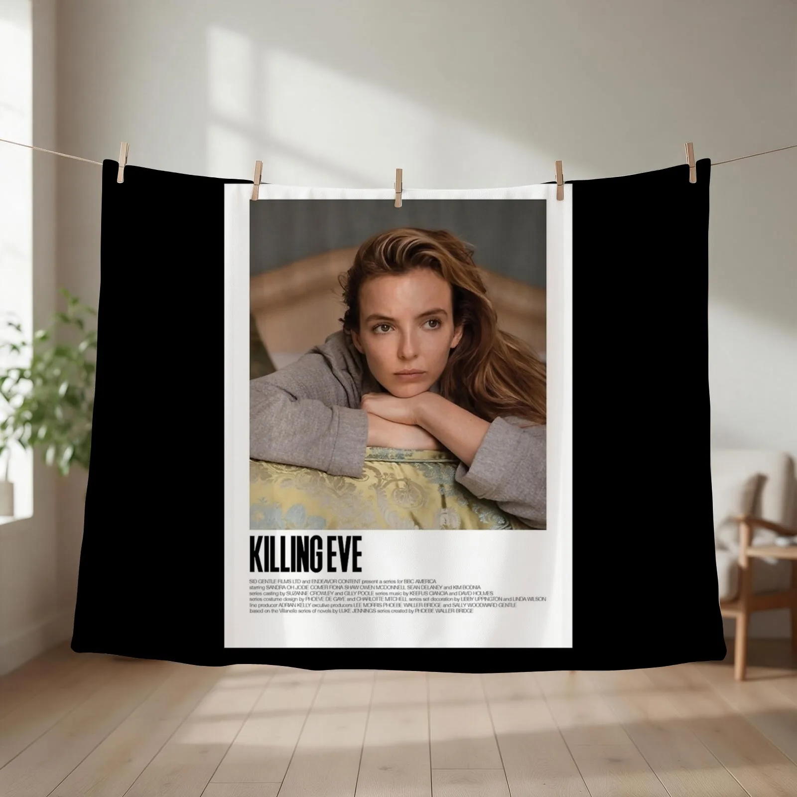 Killing Eve - Jodie Comer Throw Blanket heavy to sleep Decoratives decorative Vintage Blankets