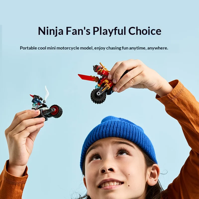 

LEGO Building Blocks Phantom Ninja 71838 Kai's Motorcycle Speed Pursuit Boy Children's Toy Christmas Gift